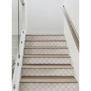 Octagon Link Peel and Stick Stair Riser Strips
