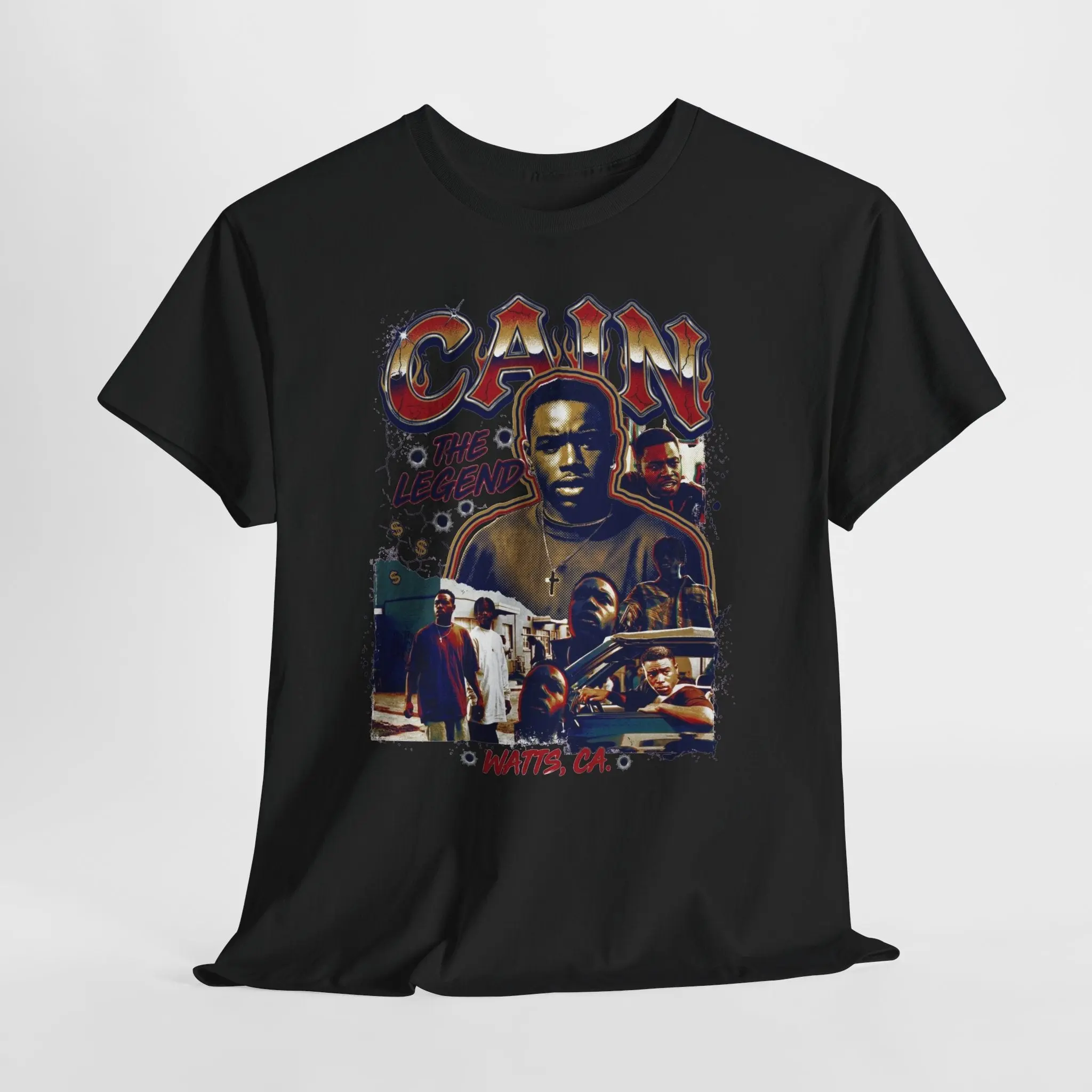 Cain "The Legend" Graphic Tee — Vintage Menace II Society T-Shirt