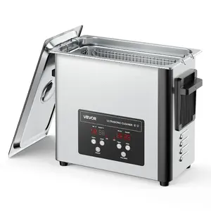 VEVOR 30L Ultrasonic Cleaner, Professional Ultrasonic Cleaner Machine with Cleaning Basket Digital Display, 480W Stainless Steel 40kHz Industrial Cleaning Machine for Parts, Carburetors, Instruments