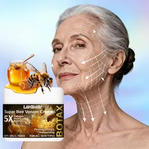 Super Bee Venom Face Cream 50g | Bee venom + 5x Collagen + Retinol + Honey, firms, lifts, moisturizes, and evens skin tone | Multi-functional, suitable for all skin types, improves skin elasticity
