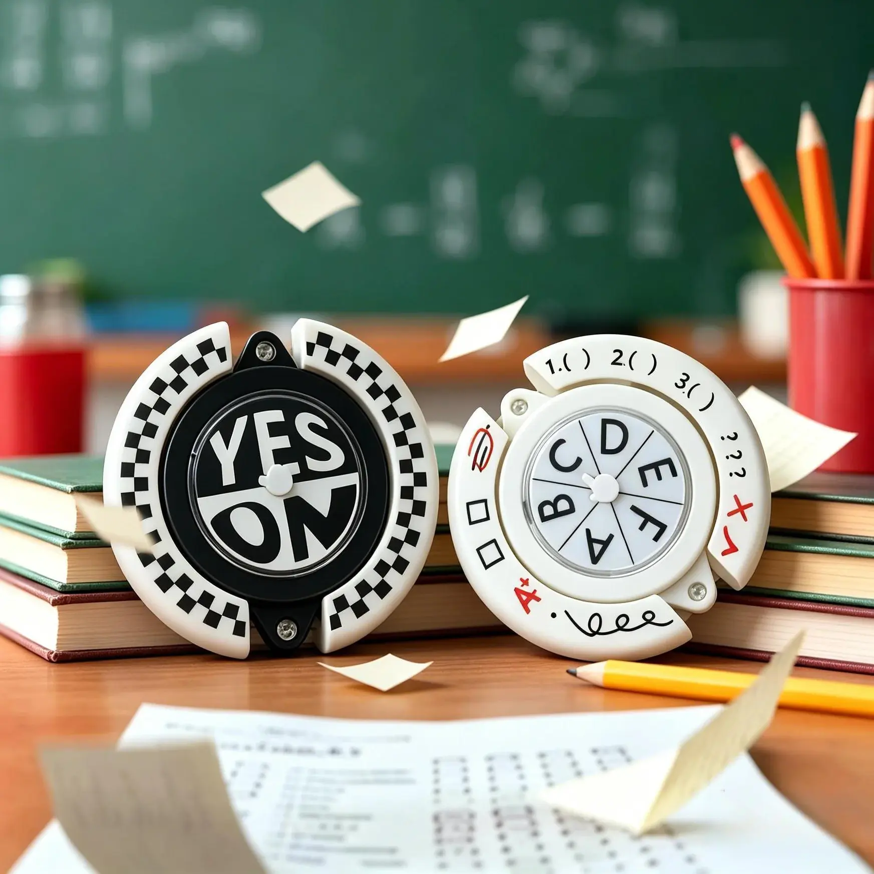 2PCS Wheel of Fate Rotating Compass Keychain AbstractTrendy Toy Desktop Decor Decision Making Fidget Toy ForAdults Kids Gift