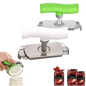 Stainless Steel Jar Opener—0.98"-3.64" Adjustable, Arthritis-Safe Grip, Opens Any Jar/Can in, Seniors & Kids Effortless, Gift-Ready Kitchen Tool