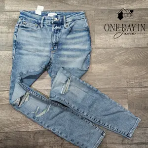 Good American Good Legs Skinny Distressed Jeans Size 6 (28)