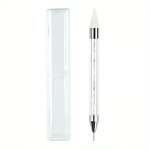 Double-ended Nail Art Rhinestone Picker,  Glass Crystal Nail Art DIY Rhinestone Pick up Tool, Nail Art Accessories, Nail Care Tools