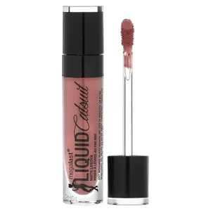 wet n wild MegaLast, Liquid Catsuit, Matte Lipstick, 924B Rebel Rose, 0.21 oz (6 g)