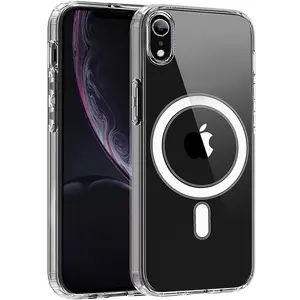 Magnetic Transparent Clear Wireless Charge Protective Case For iPhone X XS XR XS Max Smartphone Accessories Casing