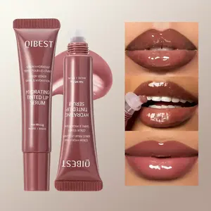 Long-Lasting Lip Plumper, 1 Count Moisturizing Lip Plumping Serum, Glossy Lip Glaze Stick, Plumping Lip Oil Lipstick for Girls & Women, Makeup