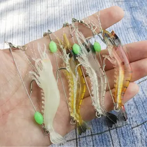 Glow-in-the-Dark Silicone Soft Lure with Long Afterglow | Tangle-Free Eco-Friendly Soft Bait Rigged with Treble Hooks | Saltwater and Freshwater Use for Trout, Sea Bass, Bream, and Multiple Species.