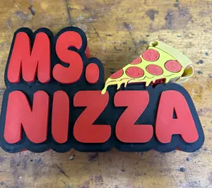 Custom 3D Printed Teacher Nameplate, Desk Sign with Custom Design, Home Decor Room Decor Plaque