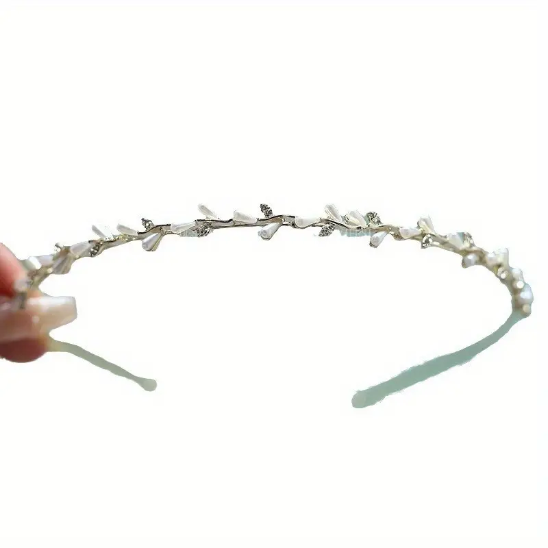 Elegant gold flower headband with crystals, perfect for fall and winter fashion, | Luxury hair accessories | Feminine touch, hair accessories