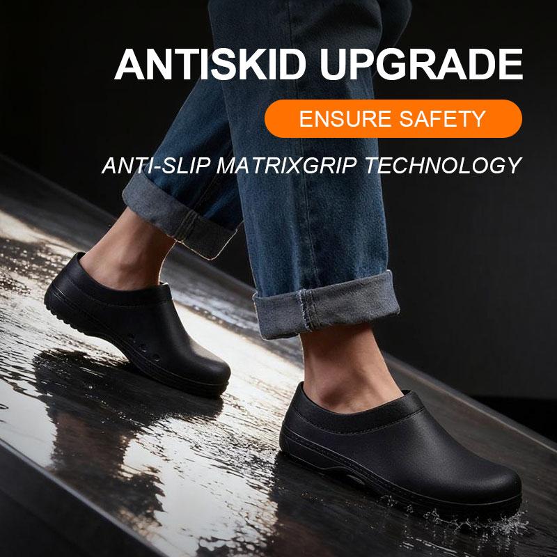 TEER Unisex work shoes，all-season daily wear，Solid color, non-slip，Waterproof and oil stain，EVAvamp Easy to maintain