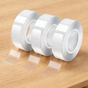 Double Sided Tape 3m x 3cm x 2mm, Heavy Duty Waterproof No Residue Nano Mounting Adhesive High Viscosity Tape for Office Outdoor Indoor Car Walls Pictures​
