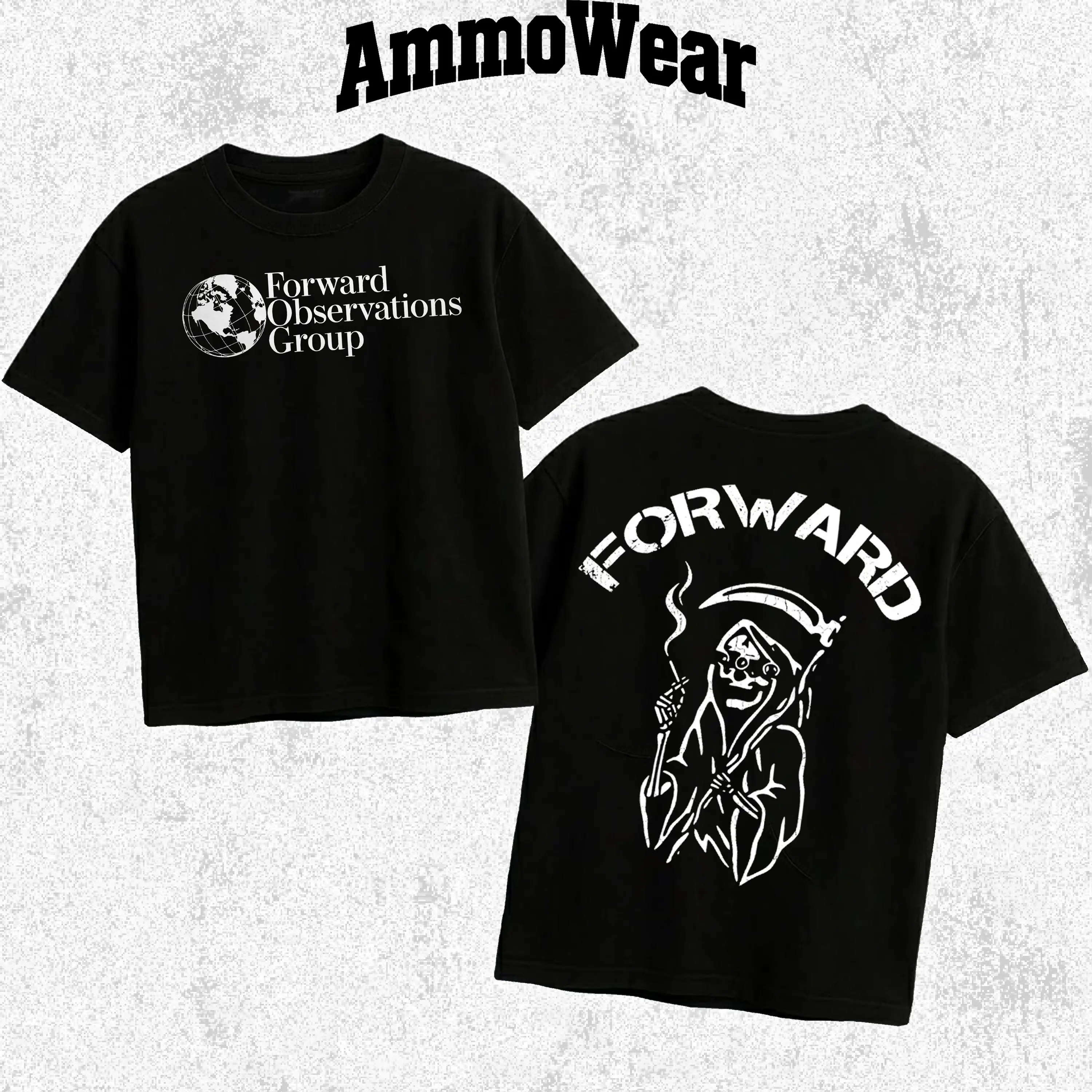 Forward Observations Group Graphic Tee, FOG Smoking Reaper Night Vision T-Shirt, Tactical Military Veteran Apparel, PMC Combat Lifestyle Top, Unisex Casual Black Short Sleeve Shirt, Edgy Streetwear Gear
