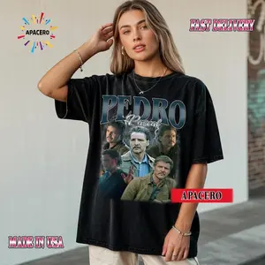 Limited Comfort Colors Pedro Pascal Fan Shirt, 90s Pedro Pascal Vintage Tee, Bootleg Rap Tee Gift for Pedro Fan