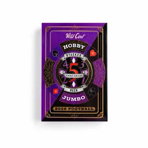 2026 Wild Card Stacked Deck Jumbo Football Box