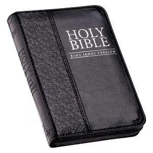 KJV Mini Pocket Edition: Zippered Black - Imitation Leather