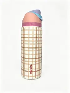 Owala 40oz Soft Plaid Vacuum Tumbler, Kitchenware Drinkware for Hydration, Stylish Option for Work Use