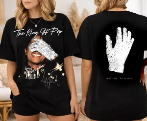 [FREESHIP] Michael Jackson Retro King of Pop Vintage Graphic Tee Classic Music Icon Shirt #kingofpop #musicicon #mjshirt