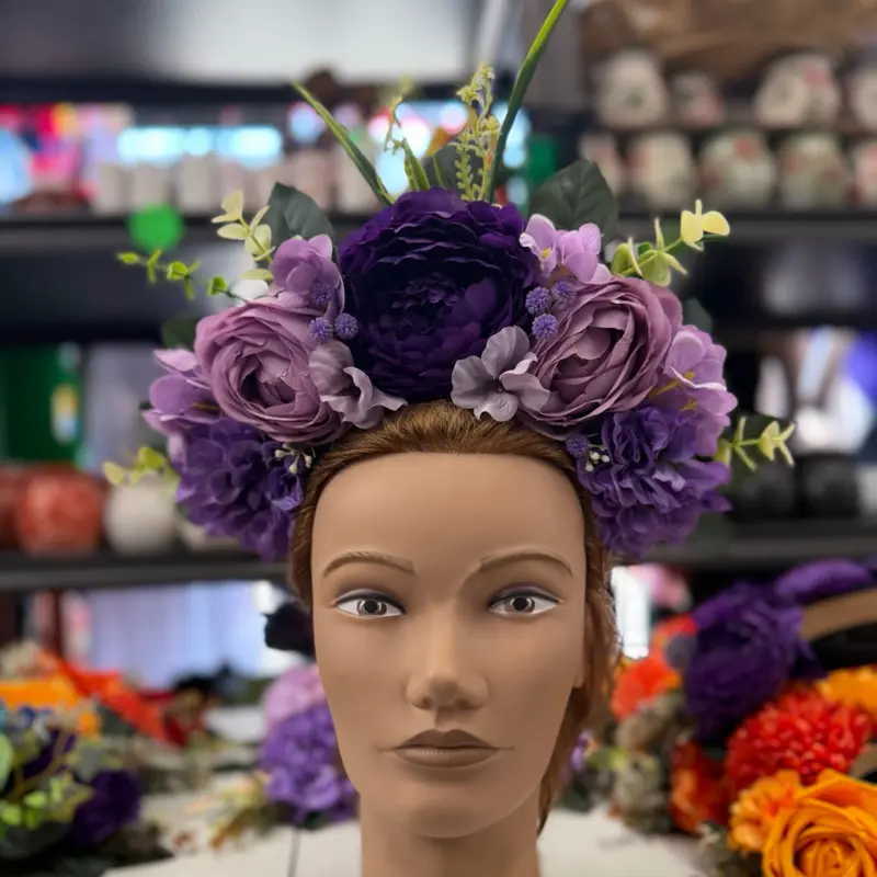 Dia de Los muertos day of the dead Catrina head piece