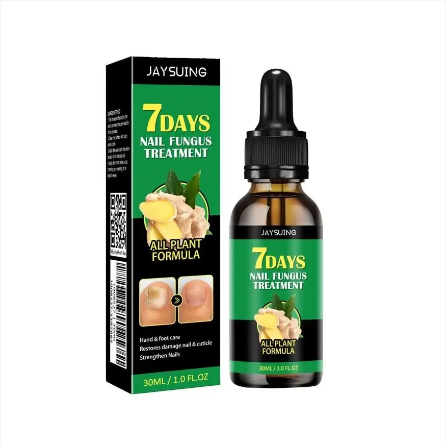 All‑Natural Plant Nail Repair Treatment Liquid, 7 Days Effective Nail Care Serum, Restore Discolored Brittle Damaged Nails for Hand & Foot