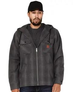 Brixton Men's Coastal Hooded Jacket - 03363-Dust