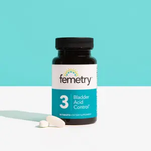 Femetry Bladder Acid Control Tablets - 30-Day Supply to Help Reduce Urine Acidity & Ease Flares from Acidic Foods - Dietary Supplement for IC/BPS Sufferers