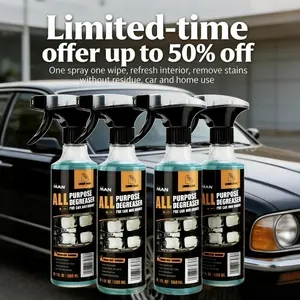 Nuan Heavy Duty Degreaser  Upgraded Foam Cleaner for Car Interiors, Easy to Use & High-Efficient, Super Convenient Interior Refresh!NUAN heavy duty degreaser