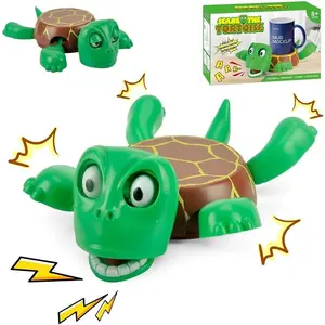 Beverage coaster pop-up screaming turtle coaster, fun expressions and a four legged turtle cup holder that can be lifted, DIY desktop stress relief toys, home decoration, party gifts