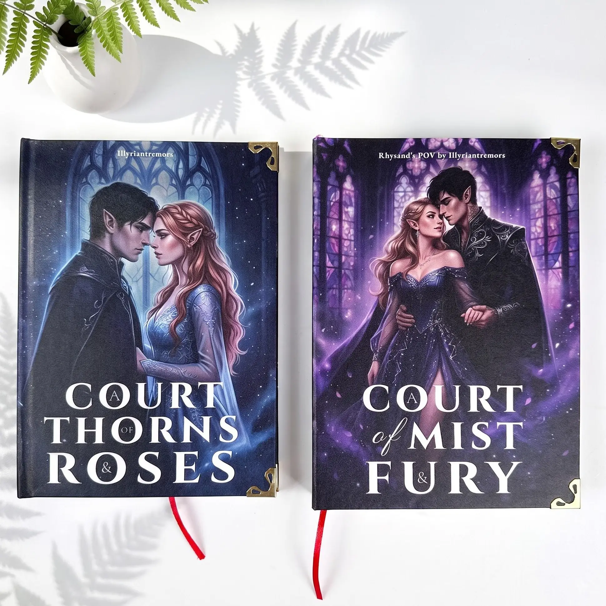 ACOTAR & ACOMAF Rhysand’s POV Hardcover 2-Book Set – Special Edition Books, Fantasy Romance Collector Set for Bookshelf