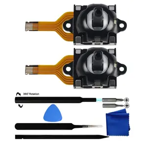 2 Pack Hall Effect Joystick Replacements for  ROG Ally RC71L Handheld Console,  Analog Thumb Sticks with Repair Tools for Drift Repair