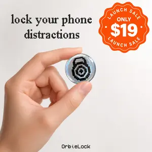 OrbieLock Focus Tag - Block Phone Distractions