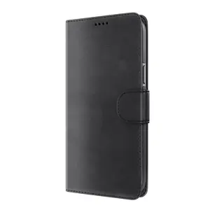 iPhone EMF Blocking Vegan Leather Wallet Phone Case - Black