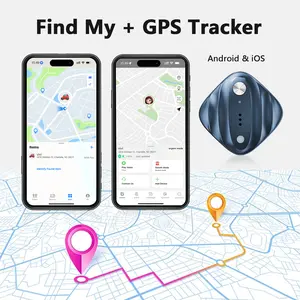 Apple Find My+4G GPS Tracker -  5-Mode Positioning, U.S. Coverage ,Mini Clear Design,Anti-Lost Device,Suitable for children/pets/vehicles, Compatible with iOS/Android systems