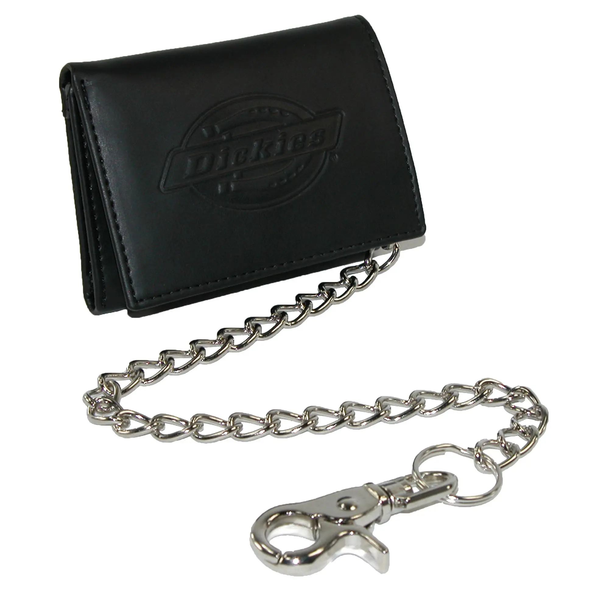 Dickies Men's Leather Trifold Chain Wallet, Chain Wallets, Mens Wallet, Everyday Carry