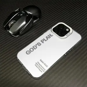 Holy Oracle Plan English TPU Laser Crafted Phone Case Suitable for iPhone 17 16 15 1413 12 11 Samsung Galaxy S25 S24 S23 S22 Anti Drop Phone Case
