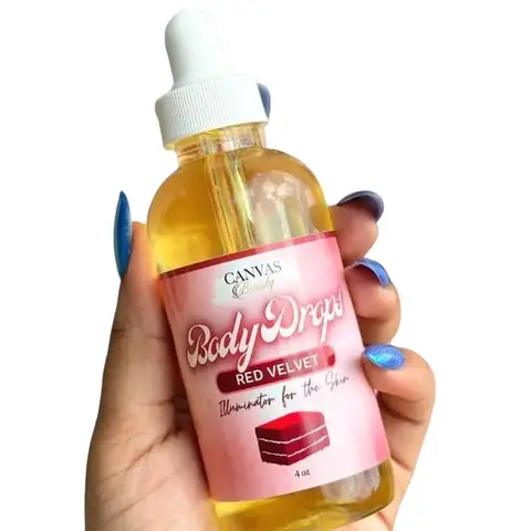 Canvas Beauty All New Body Drops - Hydrating and Moisturizing Fragrant Moisturizer - Body Care, Coconut Smooth Golden Unscented Comfort Sunflower Moisture Radiant Jojoba Fragrance Skin Repair Skin Care
