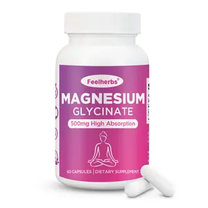 Magnesium Glycinate 500mg for Women Hormone Balance & Sleep, 60 Count High Absorption Magnesium Capsules for Daily Mineral Support & Relaxation, Gluten-Free