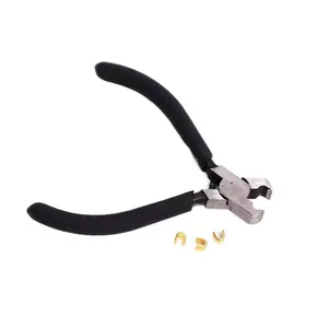 Nickel Iron Copper Pliers Jewelry Pliers DIY Pliers Installation Tools Black Plastic Coated Handle Small Pliers