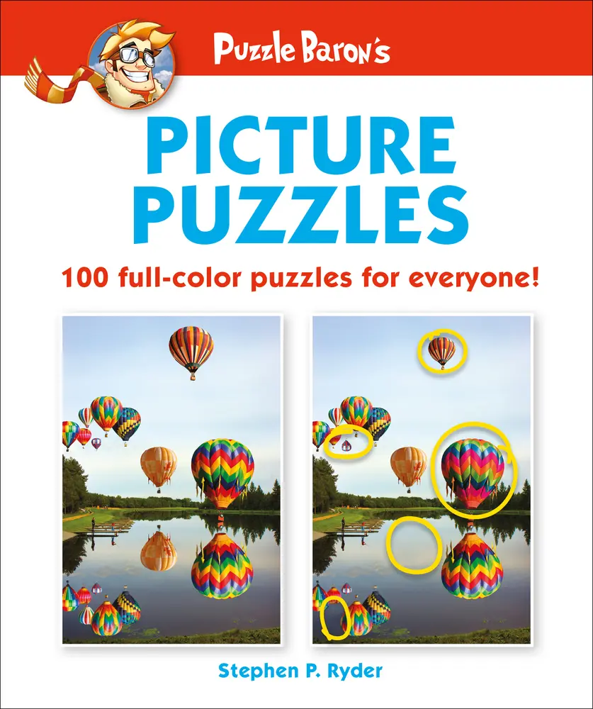 USED Book - Puzzle Baron's Picture Puzzles: 100 All-Color Puzzles for Everyone by Baron, Puzzle (Paperback) - english
