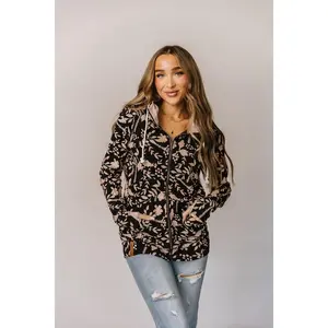 Ampersand Avenue Fullzip Sweatshirt Enchanted