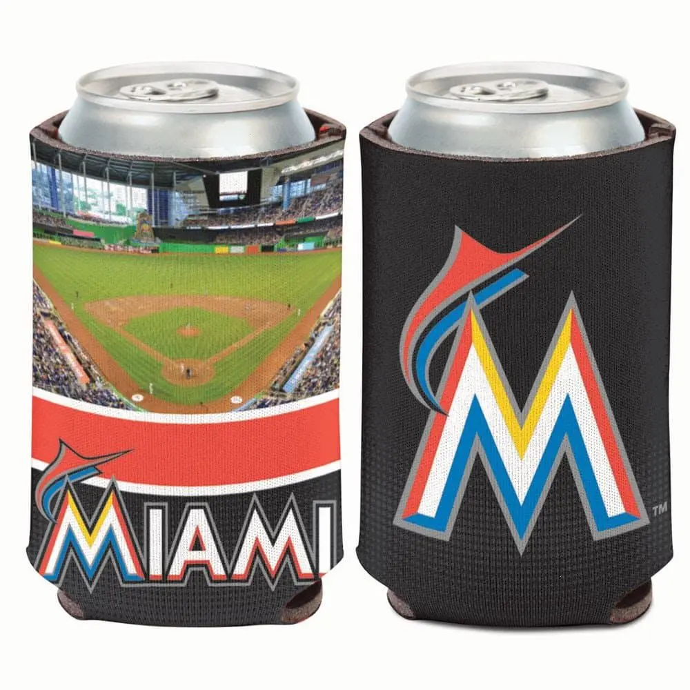 Miami Marlins Stadium Can Cooler 12 Oz. Koozie