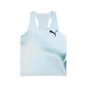 PUMA Womens Lightspeed Ultraweave Lightweight Singlet Tank  Casual - Blue