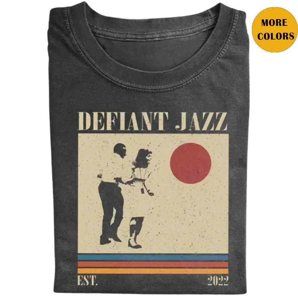 Defiant Jazz Shirt, Severance TV Show T-Shirt, 90s Vintage Tee, Sci-Fi Fan Gift, Severance Merchandise, Gift For Him Her