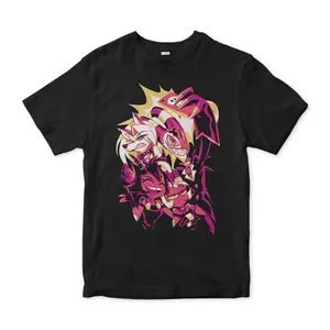 The Ultimate Vivziepop Gift: Helluva Boss & Hazbin Hotel T-Shirt | Unisex Anime Streetwear for Collectors