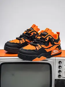 New Men's Athletic Casual Sports Shoes - Trendy Closed-Strap, Low-Cut Ankle, Retro Thick-Soled, Multifunctional Versatile All-Season Trainers for Boys' Training