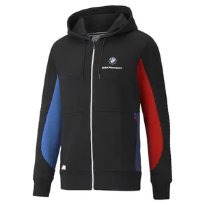 PUMA Mens Bmw M Motorsport Hoodie Casual Outerwear Casual Comfort Technology - Blue PUMA Mens Bmw M Motorsport Hoodie Casual Outerwear Casual Comfort Technology - Blue