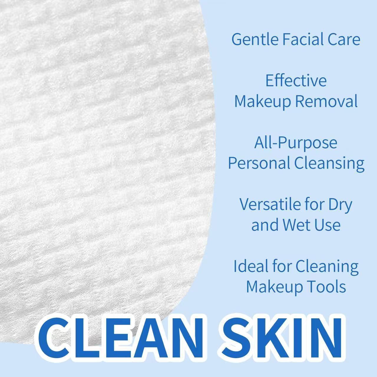 Disposable Face Towel, 50pcs/box Portable Multipurpose Wet and Dry Towel, Soft Face Towel for Home, Bathroom and Outdoor Travel, Absorbent Breathable Towel