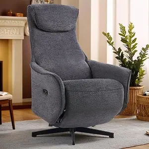 【Limited Stock】Amerlife Power Zero Gravity Recliner Chair for Adults, Chenille Electric Recining Chair with USB and Type-C Ports, 270° Swivel, Home Office Use