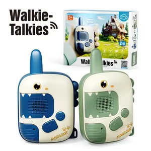 Dinosaur Design Walkie Talkies, 2 Counts Cute Walkie Talkies Toys, Birthday Gifts, Outdoor Games Toys