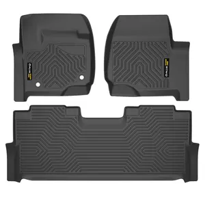 G-PLUS TPE All-Weather Floor Mats for Car, Fit for 2017-26 Ford F250-F550 Super Duty Crew Cab, Automotive Interior Accessory fathersdaygift